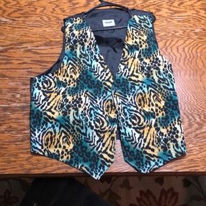 Men's Jaguar Print Vest Size 2XL